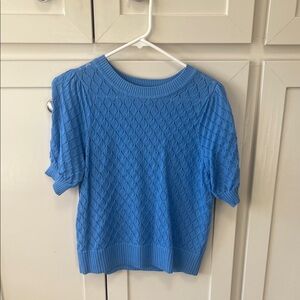 Liz Claiborne Sky Blue Knit Top
